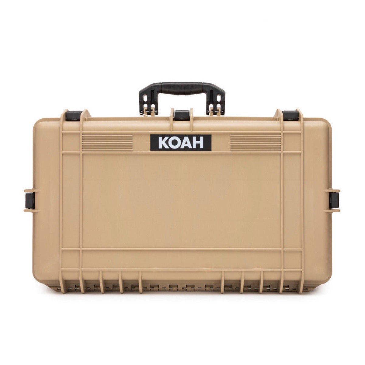 Koah Weatherproof Hard Case with Customizable Foam (28 x 17 x 7 Inch) - Tan