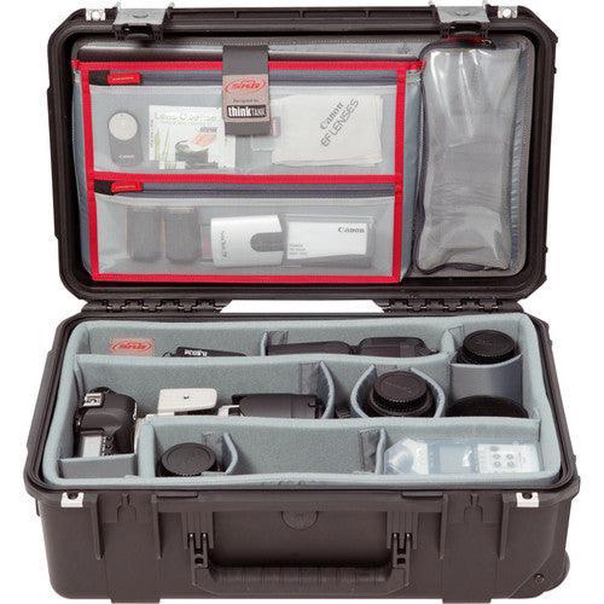 SKB iSeries 2011-7 Case with Think Tank- Designed Photo Dividers & Lid Organizer (Black)