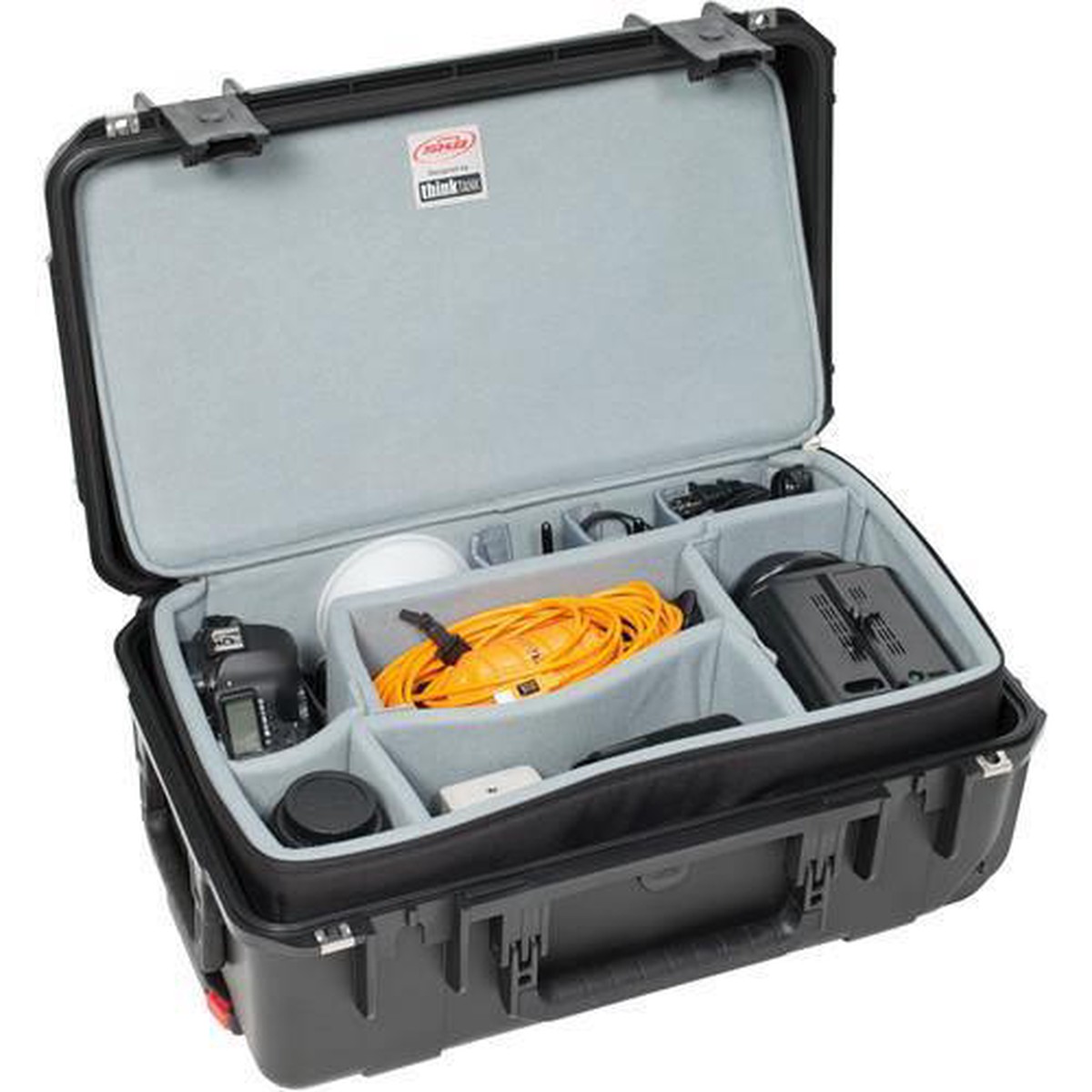 SKB iSeries 2011-7 Case with Think Tank-Designed Removable Zippered Divider Interior (Black)