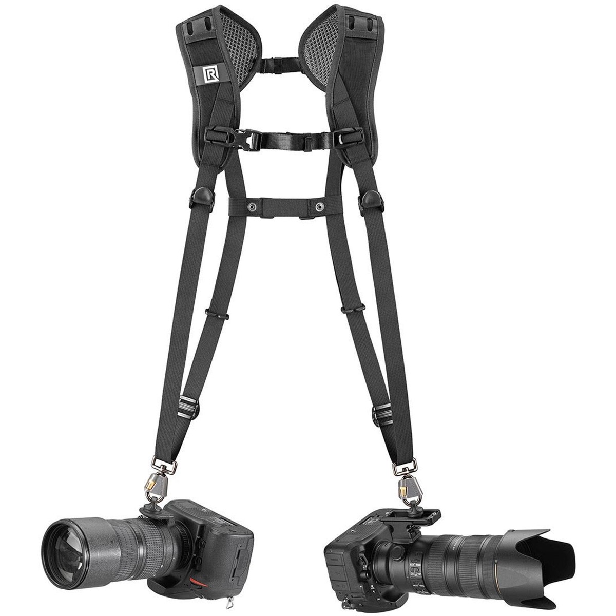 * USED * BlackRapid Double Breathe Dual Camera Harness