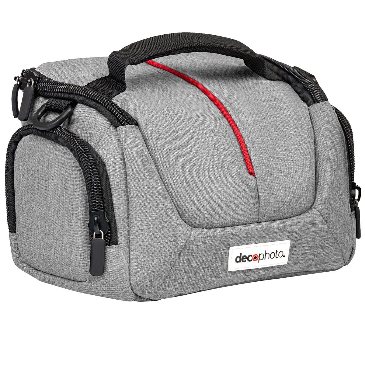 Deco Photo Camera Bag for DSLR and Mirrorless Cameras, Lenses, Padded Adjustable Storage