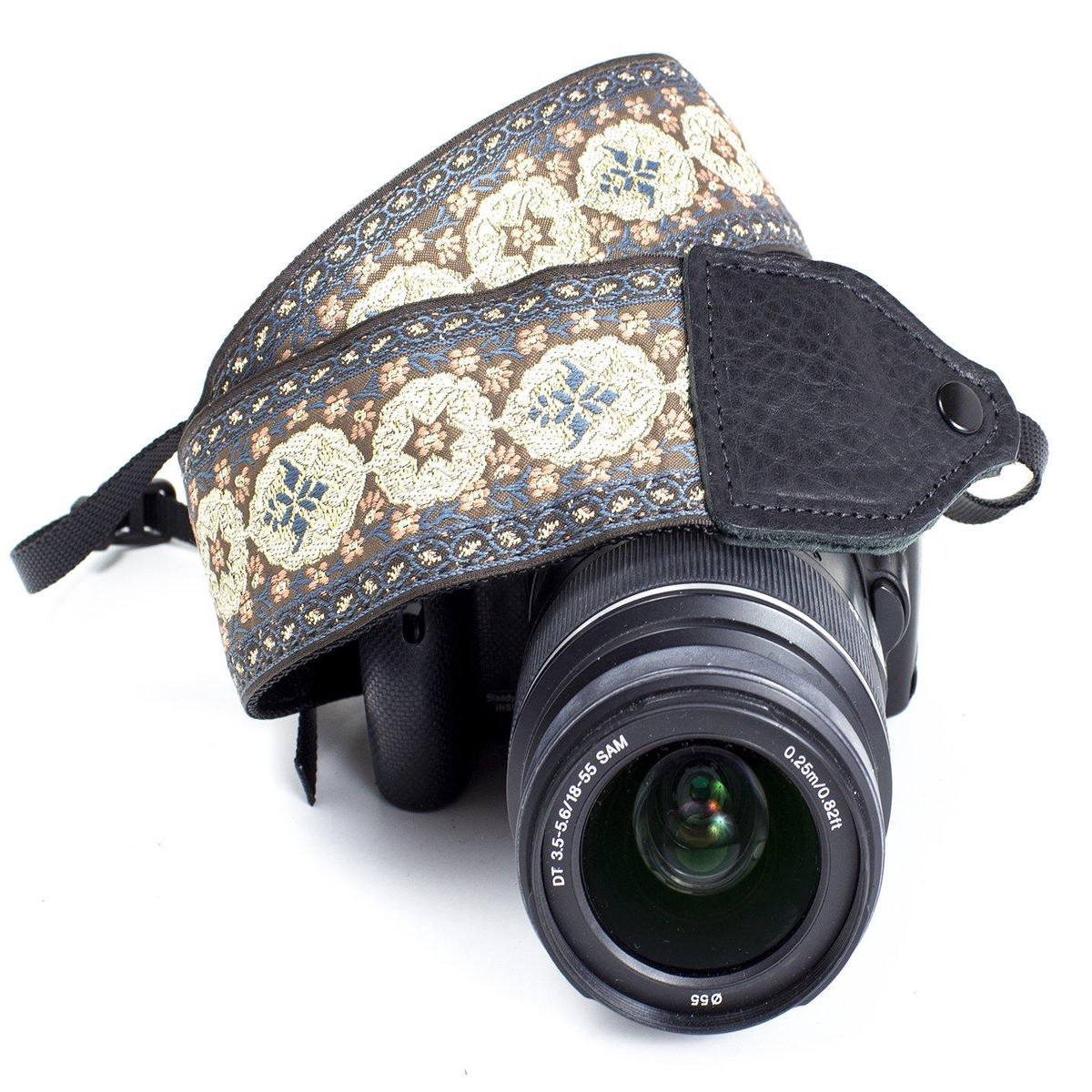 Perri's Leathers Ltd. 2" Jacquard Camera Strap (Arabian Gold)