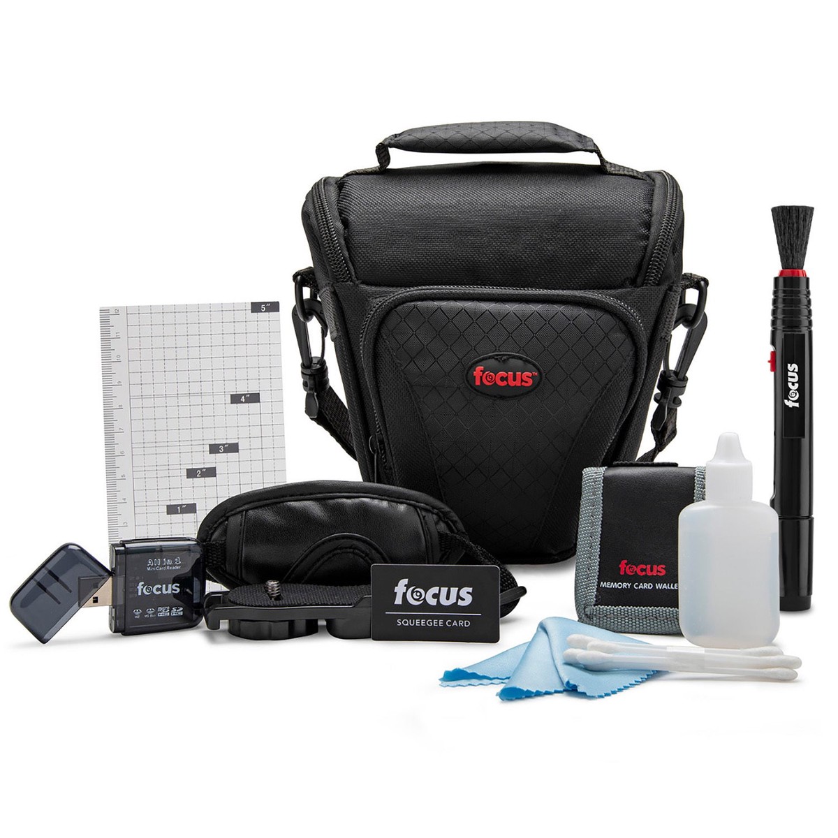 Focus Camera DSLR Camera Holster Case Accessory Bundle