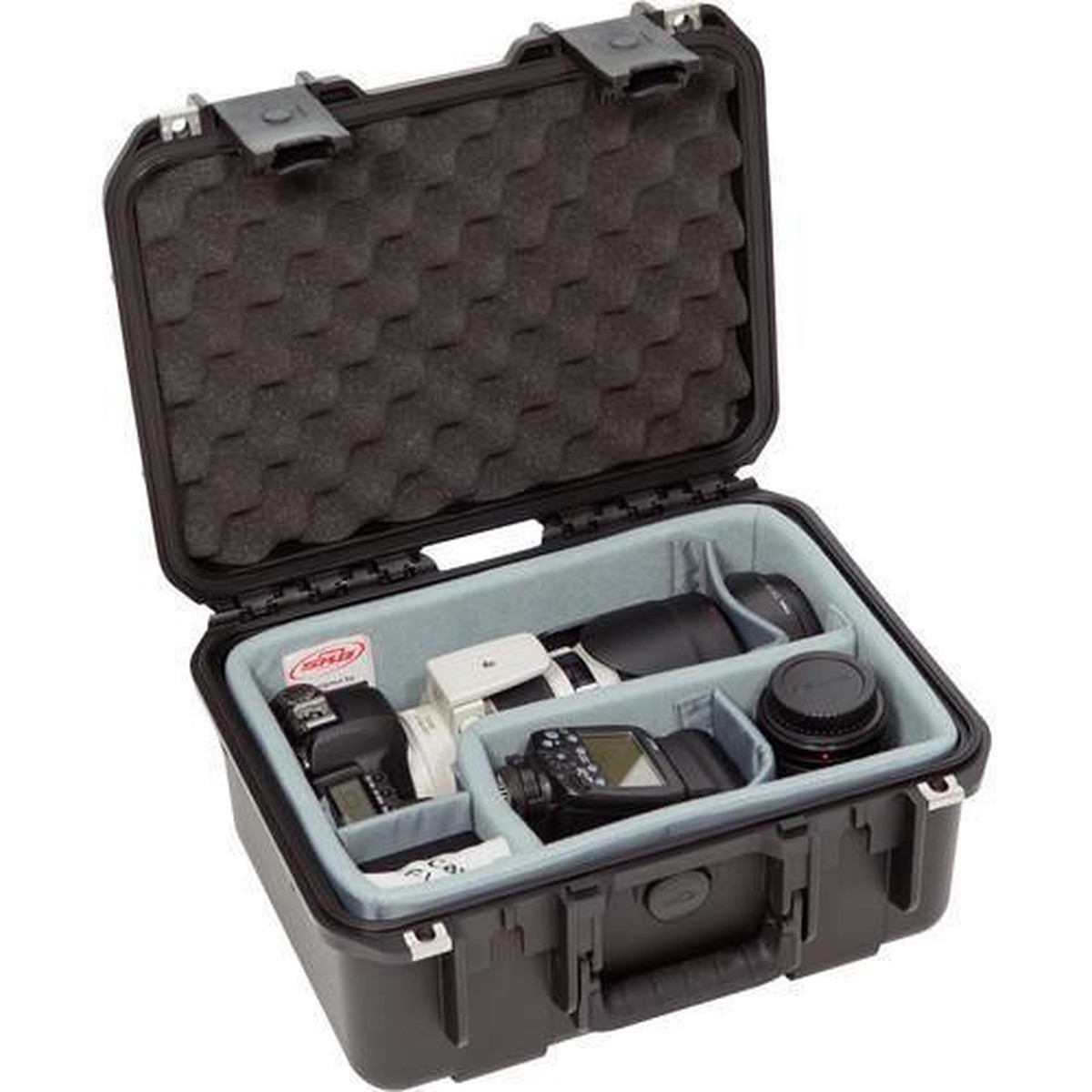SKB iSeries 1309-6 Case with Think Tank Designed Photo Dividers & Lid Foam (Black)