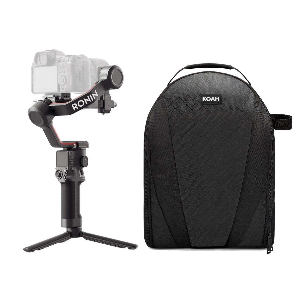 DJI RS 3 Mini 1.75Lb 1.4-Inch Full-Color Touchscreen Gimbal Stabilizer with Sling Camera Bag bundle