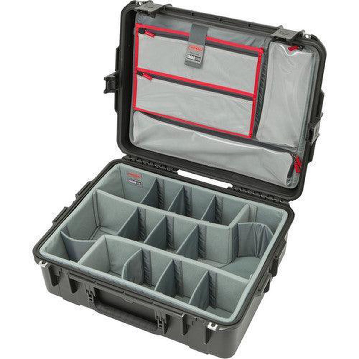 SKB iSeries 2217-8 Case with Think Tank Photo Dividers & Lid Organizer (Black)
