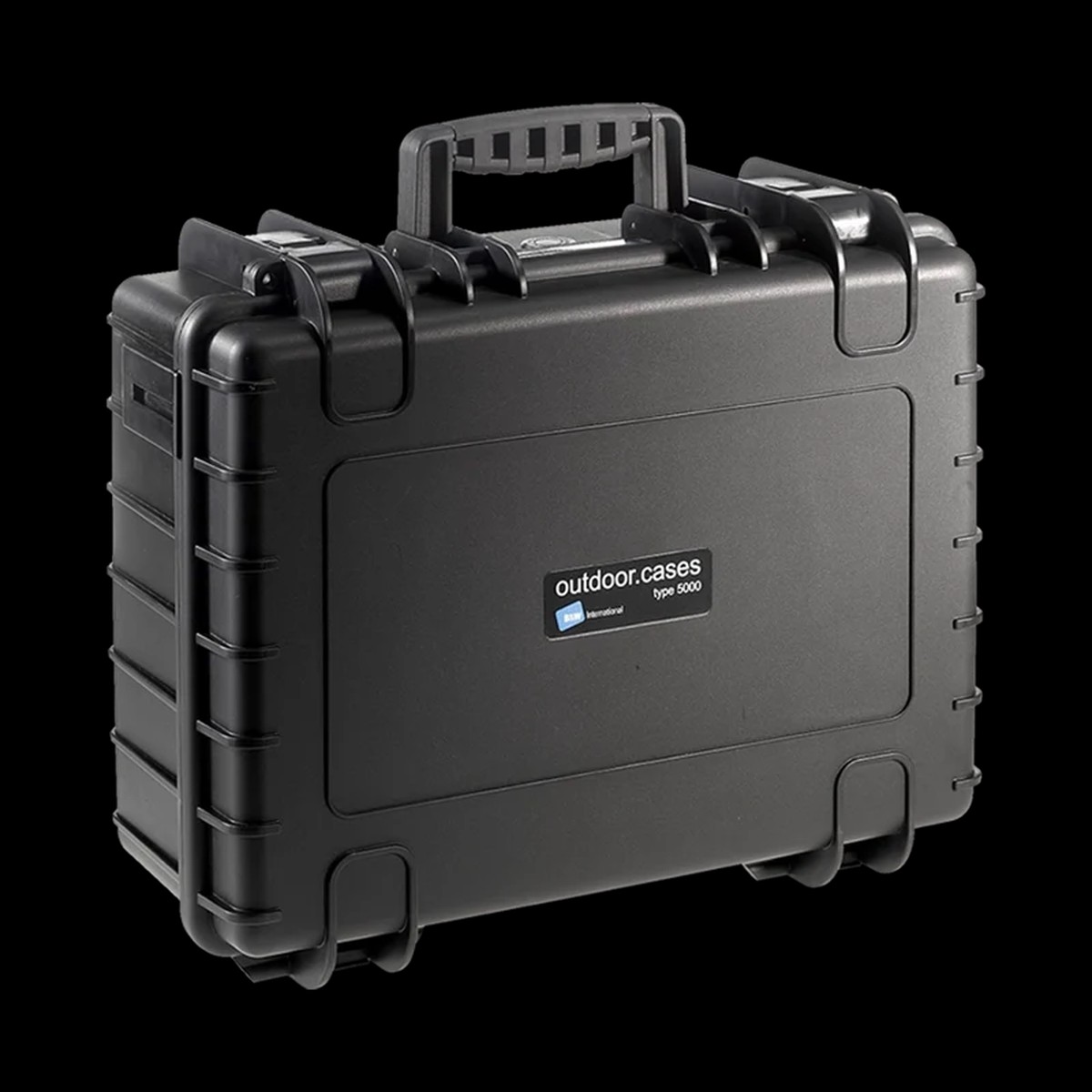 B&W International Type 5000 Outdoor Hard Case with Padded Dividers (Black)