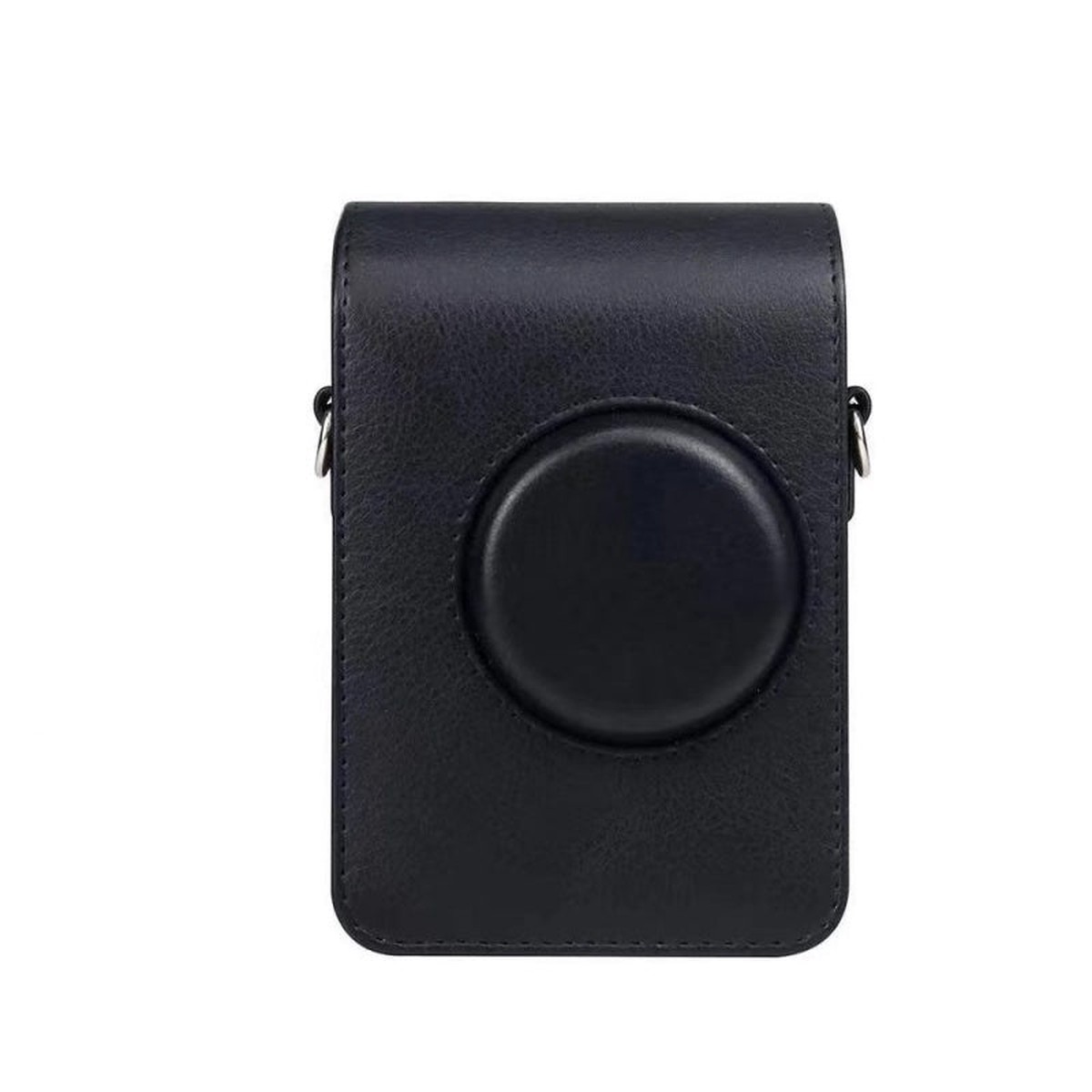 [CLEARANCE] Pikxi Leather Camera Case Cover Carrying Bag for Fujifilm Mini Evo Instant Camera (Vertical) (Black)
