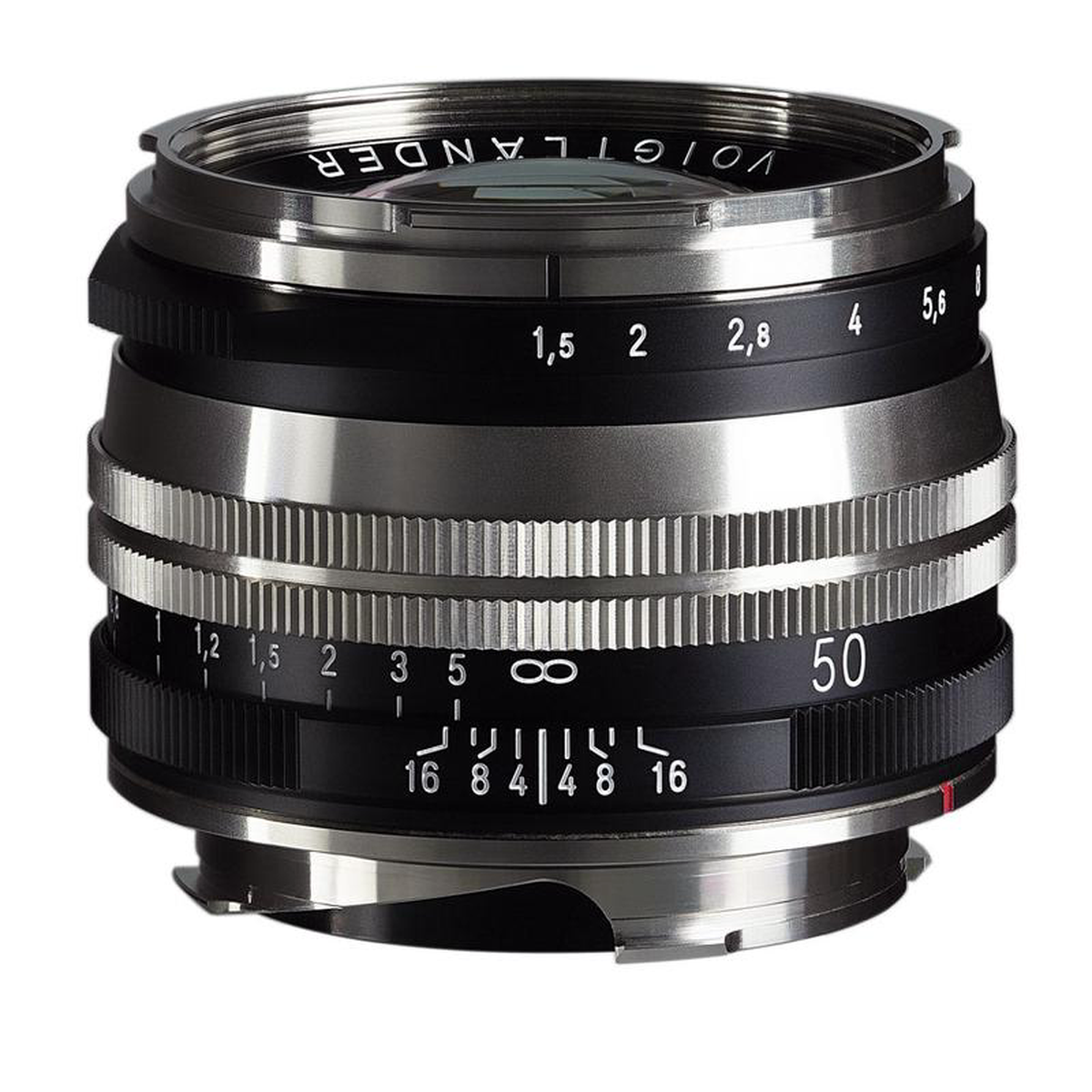 Voigtlander 50mm f15 Nokton Vintage ASPH II SC Nickel 8211 Leica M
