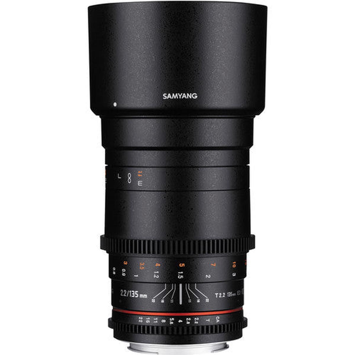 [CLEARANCE] Samyang MF 135mm T2.2 AS UMC VDSLR II Lens (E-Mount) for Sony Mirrorless Camera