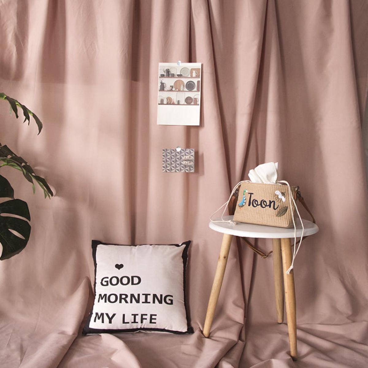 1 x 2.4m Photo Background Cloth Increased Widened Photography Cloth Live Broadcast Solid Color Cloth(Bean Sand Color)