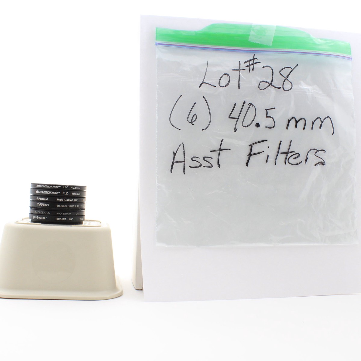 * USED * Lot #28 (5) 40.5mm Lens Filters