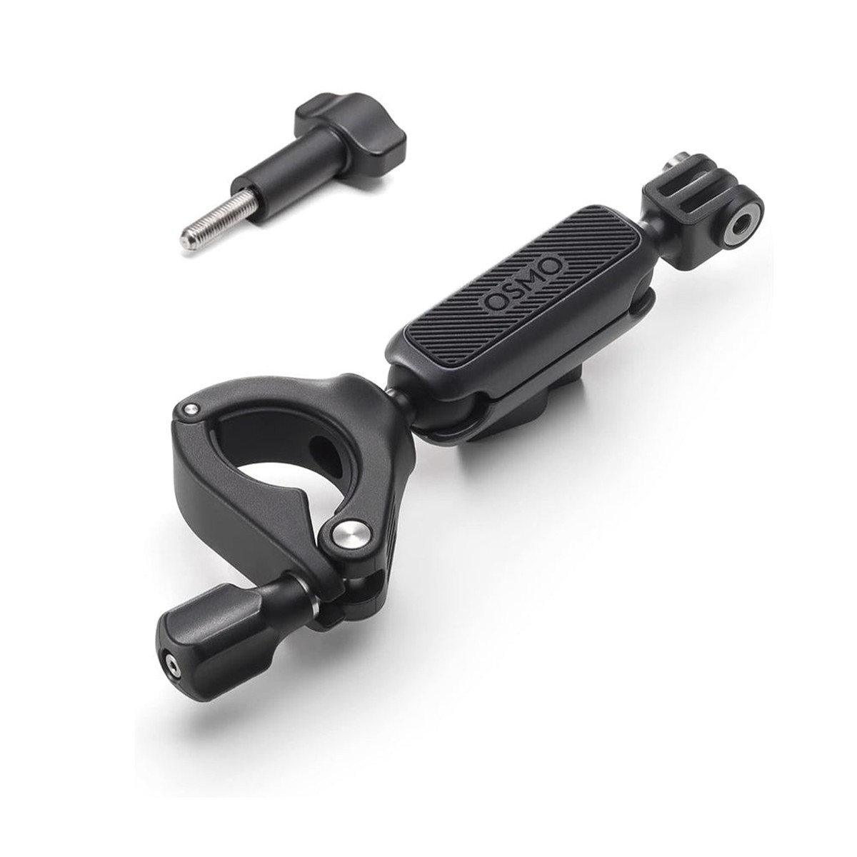 [CLEARANCE] DJI Osmo Action Handlebar Bike Mount for Osmo Action 3, DJI Action 2, Osmo Action with 360 Degree Rotating Mount, Tool-Free Installation, Adjustable Tube Diameter