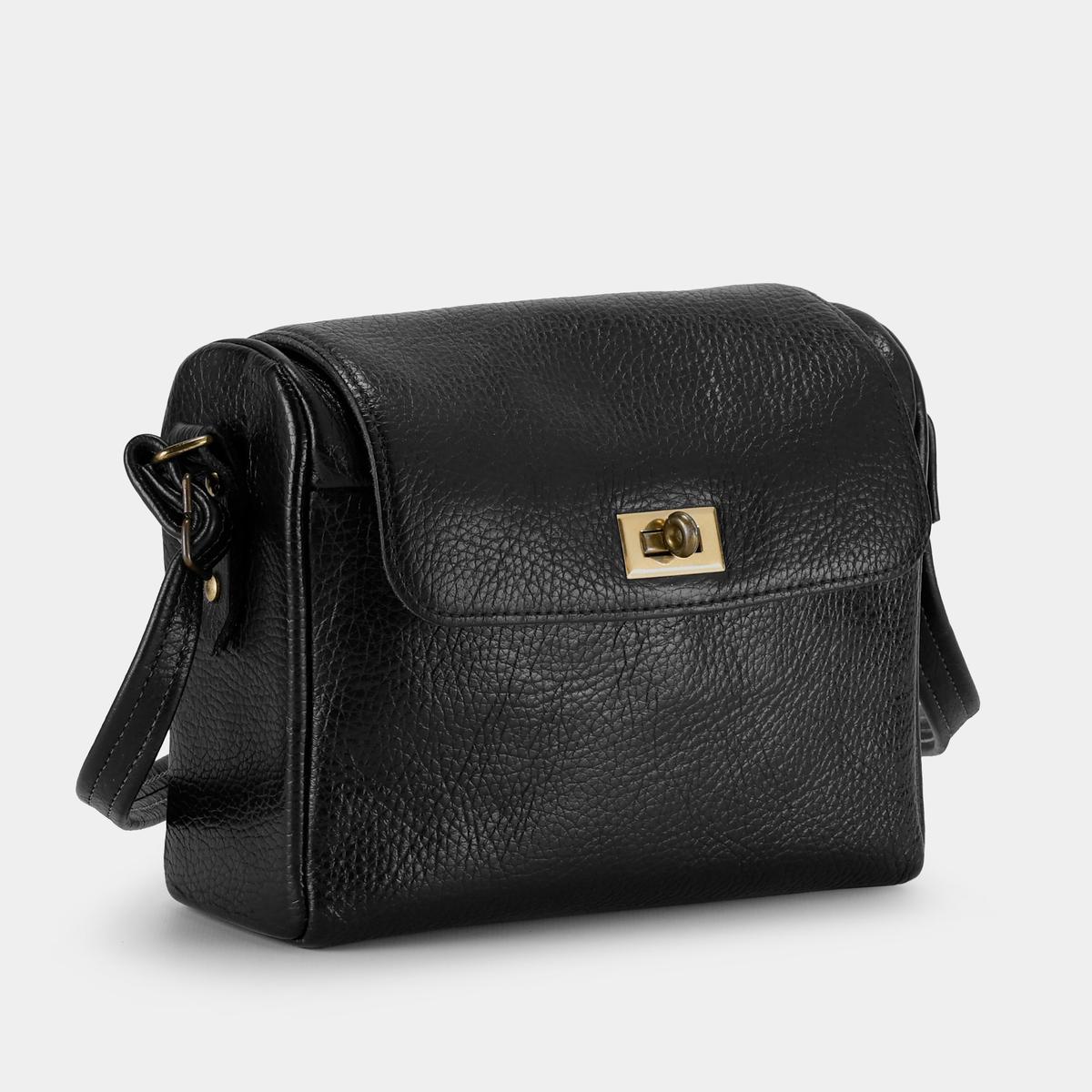 Sears Black Faux Leather Camera Case