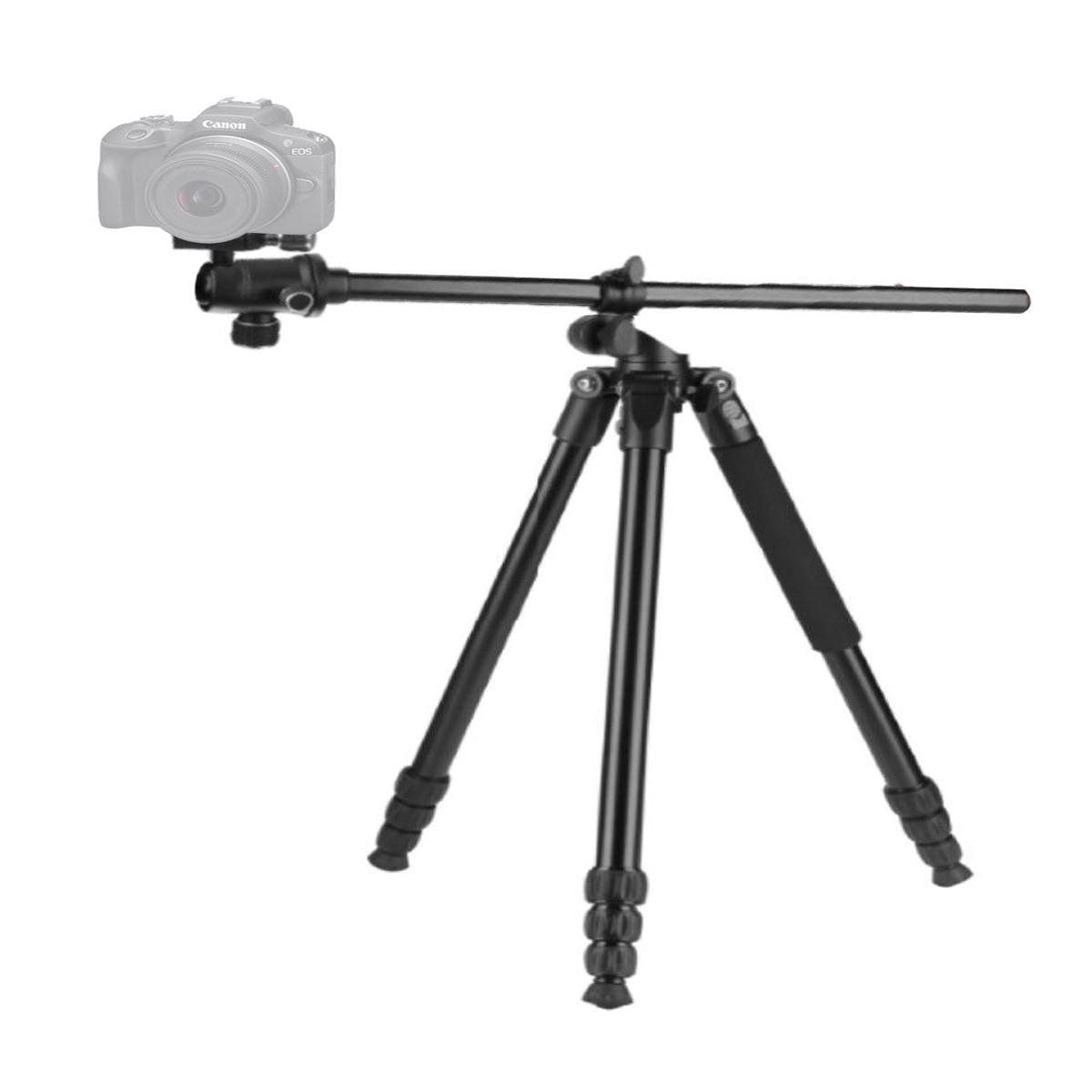 [CLEARANCE] WEIFENG WT-5601 Multifunctional Camera Tripod Monopod with Ball Head, Horizontal Arm, Quick Release Plate, 360 Pan / 180 Tilt, 190cm Max. Height, 6kg Max. Load Capacity for Sma