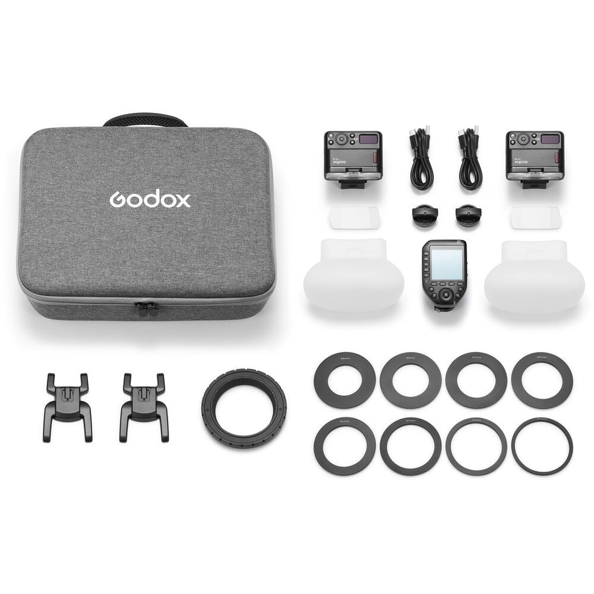 Godox Dental Macro Flash Kit for Sony Cameras (TTL Autoflash) with 2.4Ghz Wireless, 30m Max Range, 16' Guide Number, TTL and Manual Flash Modes, 1700mAh Rechargeable Battery and USB Typ