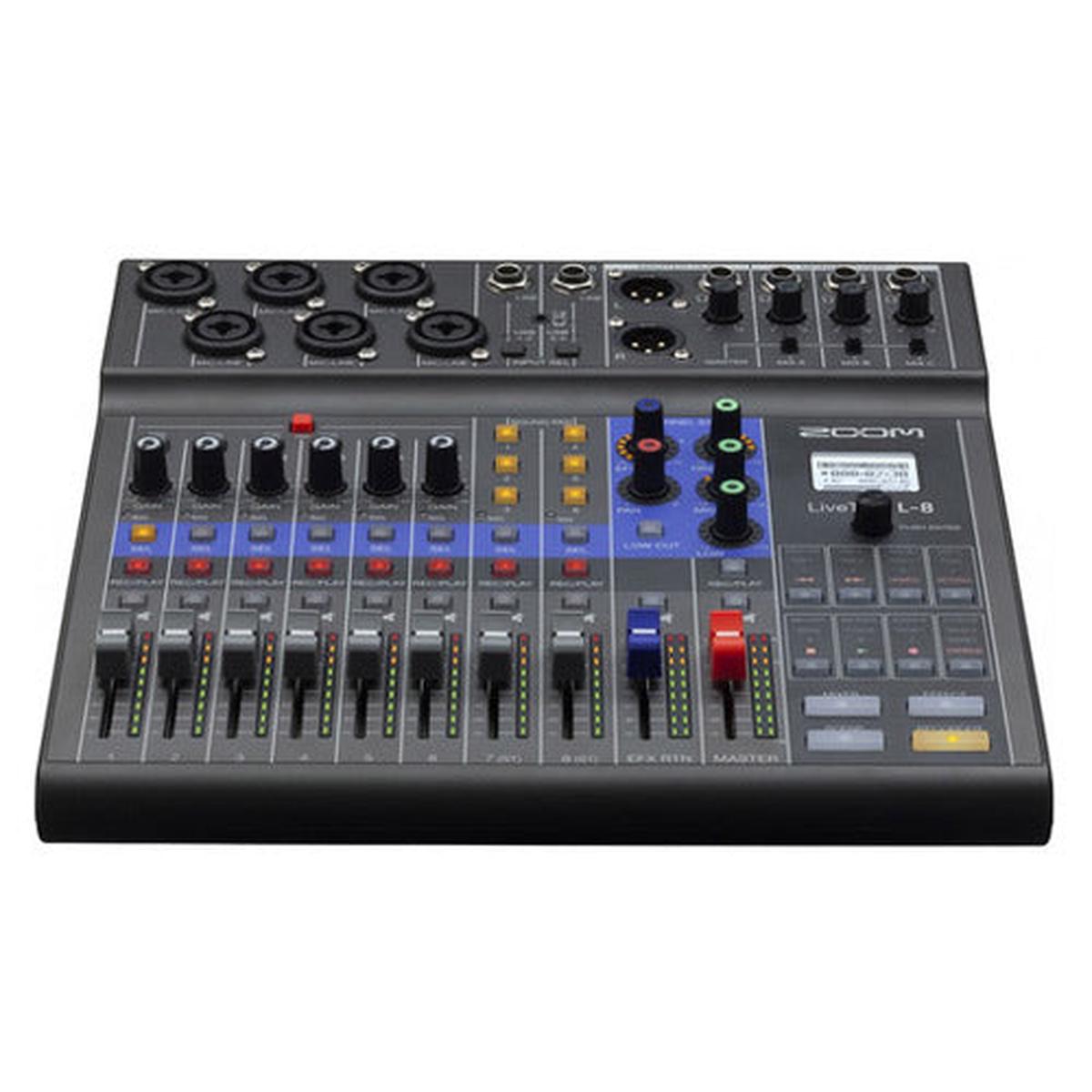 Zoom LiveTrak L-8 Portable 8-Channel Digital Mixer and Multitrack Recorder