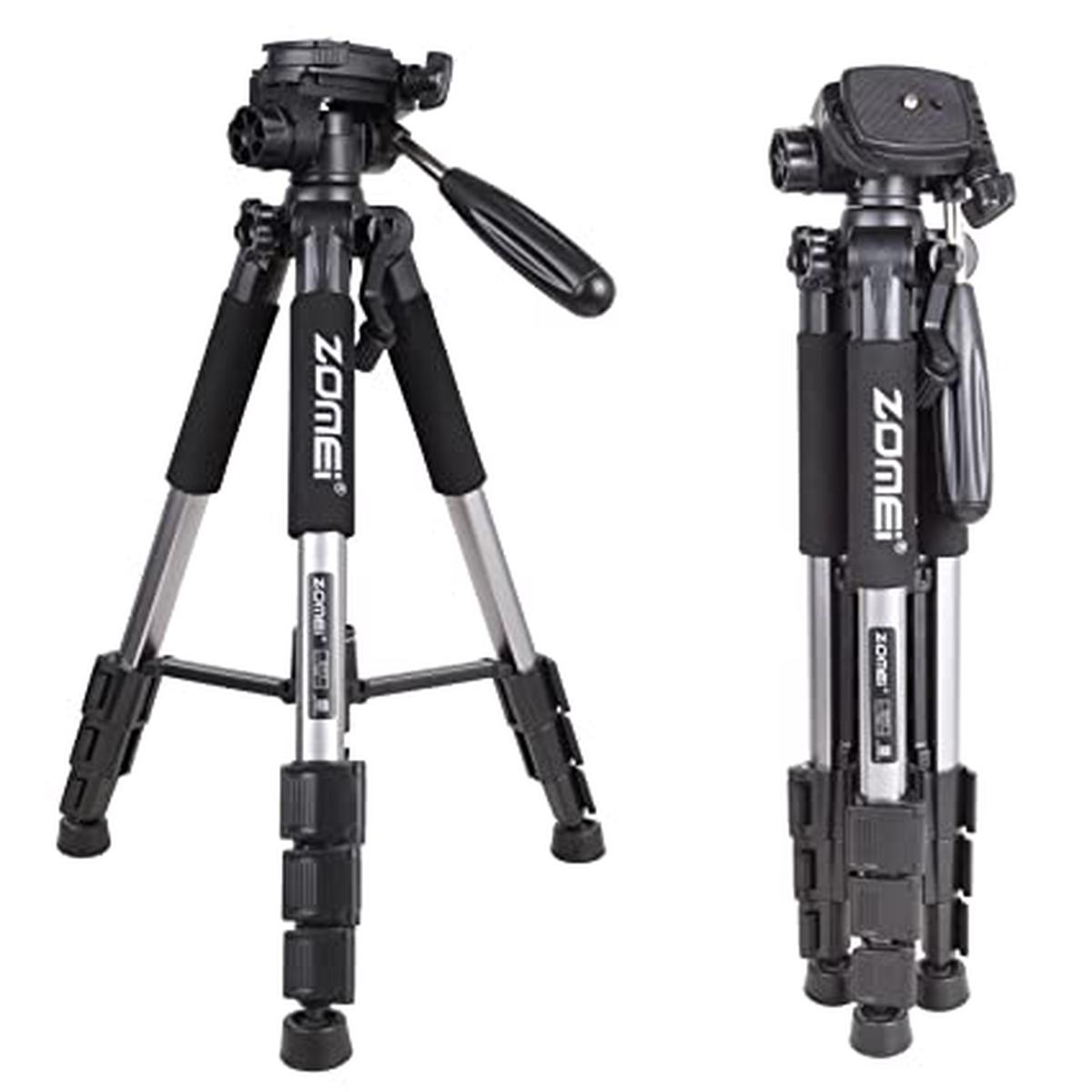 Zomei Q111 Professional Aluminum Lightweight Compact Travel Portable Camera Tripod 55-inch | JG Superstore