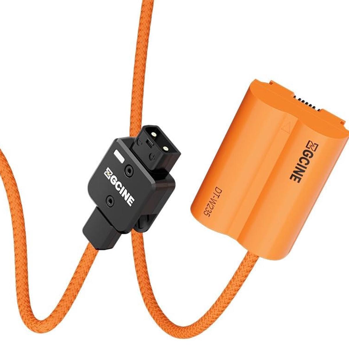 ZGCINE D-Tap W235 Dummy Battery Replacement for FUJIFILM GFX 50S II, X100S, X100 II, X-H2S, X-T5, X-S20 NP-W235 Camera Batteries | Continuous Power Supply for Video Recording, Live Streaming