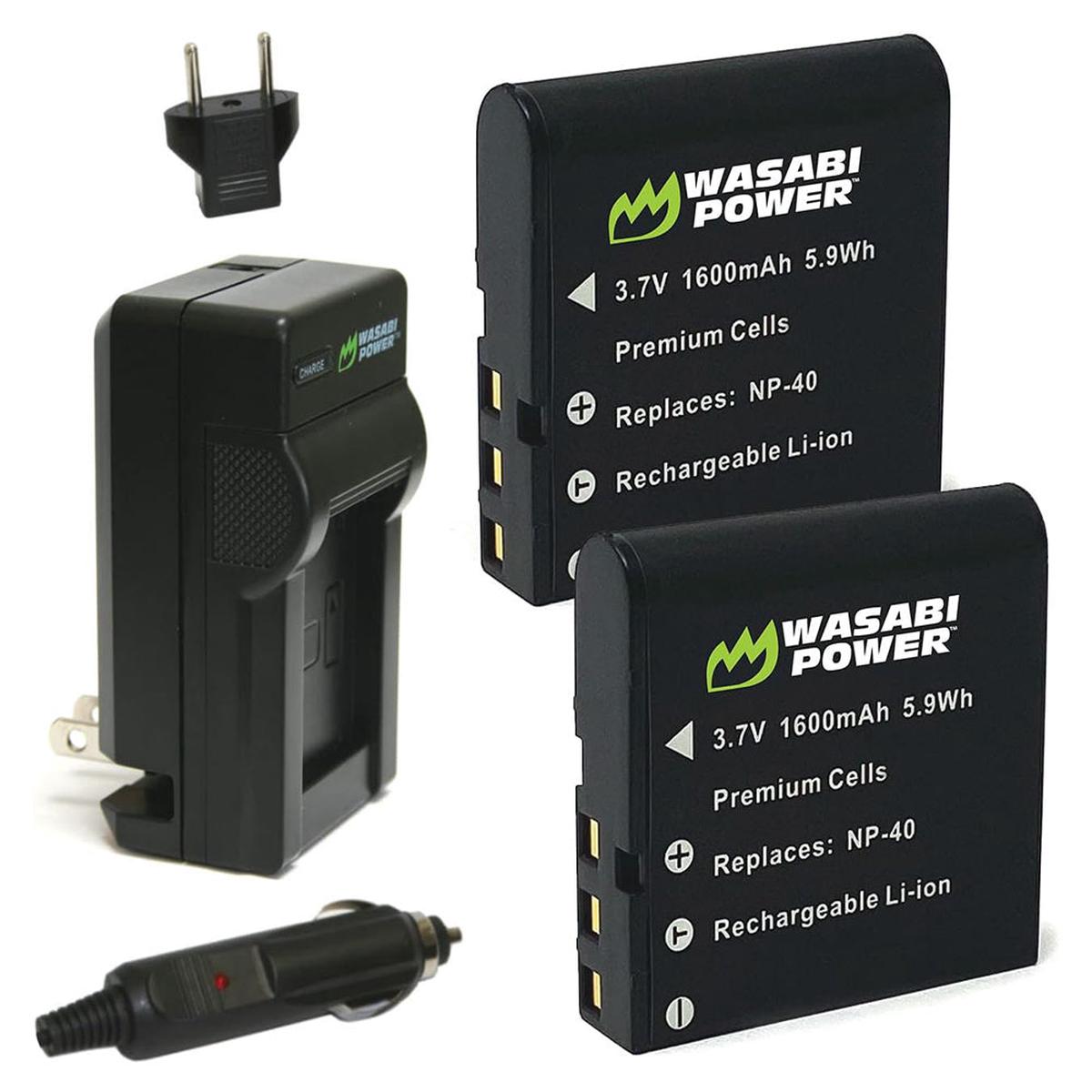 [CLEARANCE] Wasabi Power BC-W126 Dual USB Battery Charger for Fujifilm NP W126, NPW126S | JG Superstore