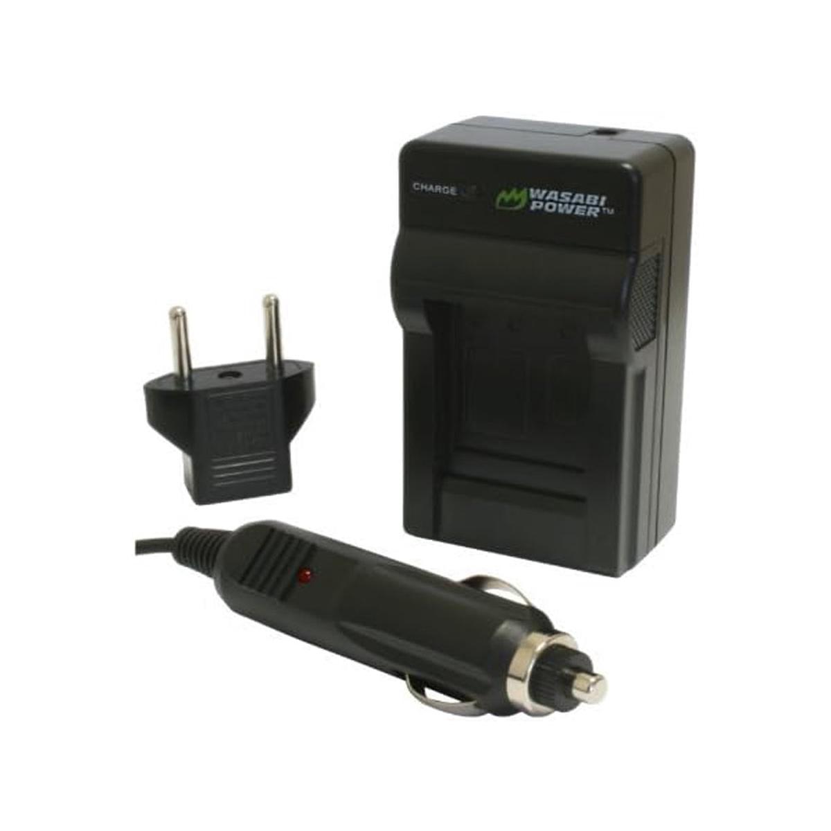 [CLEARANCE] Wasabi Power Olympus LI-50B LI50B Battery / Charger with Built-In Fold Out US Plug, Car Charger and Euro Plug Adapter for Tough TG-870 TG-850 TG-830 iHS Stylus 9010 9000 1030 SZ-