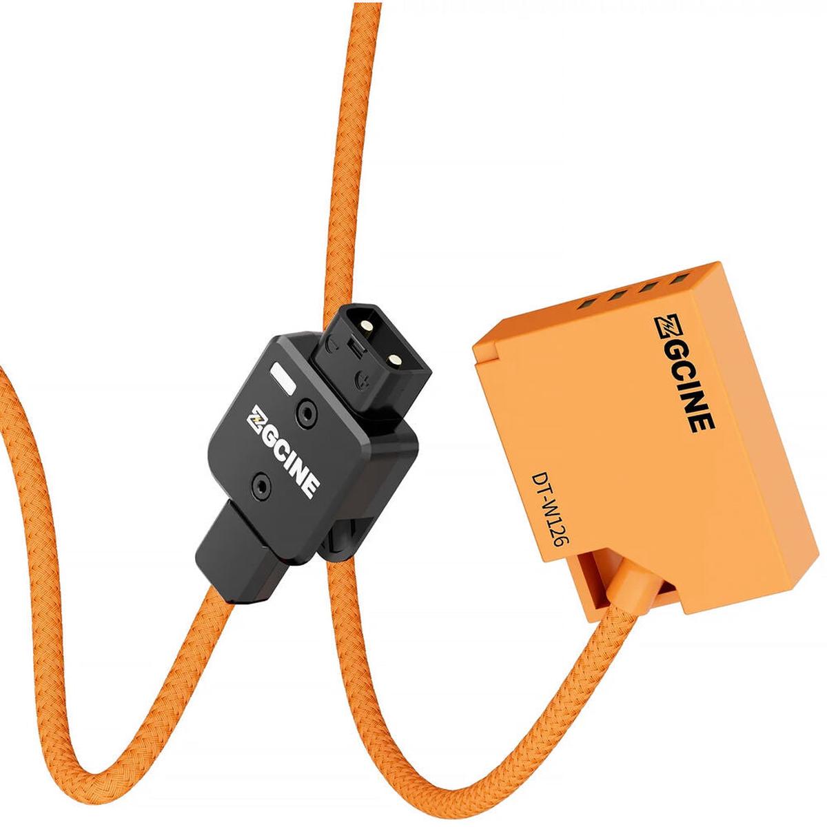 ZGCINE D-Tap W126 Dummy Battery Replacement for FUJIFILM X-H1, X-Pro3, X-T200, X-E4, X-A10, X-M1, X100VI NP-W126 Camera Batteries | Continuous Power Supply for Video Recording, Live Streamin